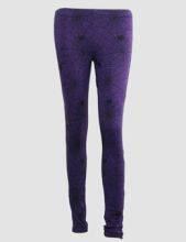 Leggins schwarz - Skulls wei�