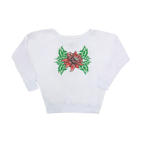 Tribe Rose - Off Shoulder Girl-Shirt