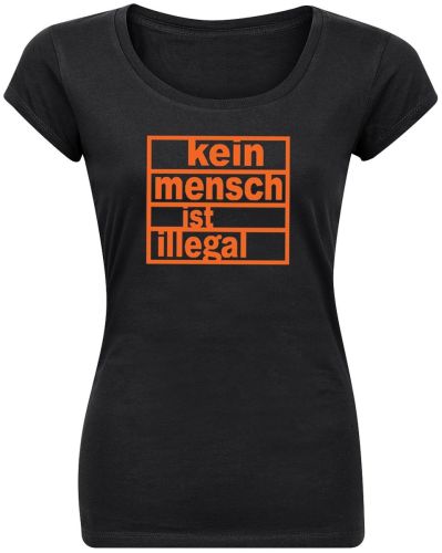 Kein Mensch ist Illegal - Girl Boatneck
