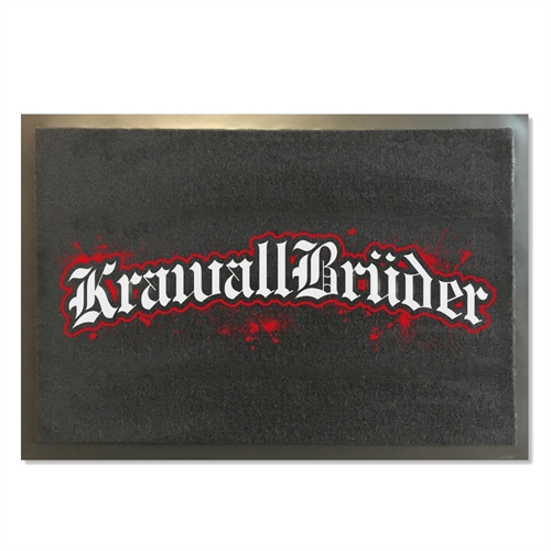 KrawallBrüder - Schriftzug, Fußmatte