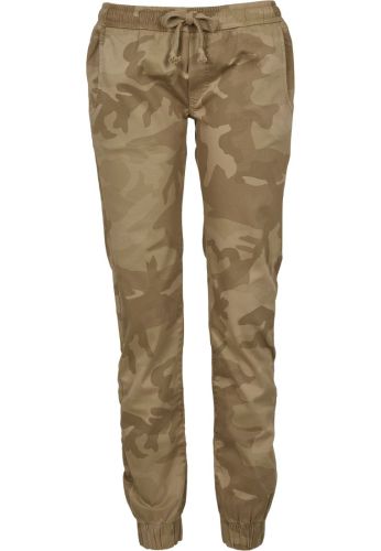 Urban Classics - Ladies Camo, Girl-Hose 