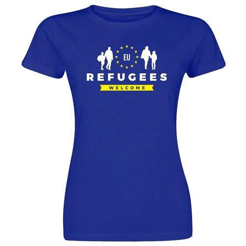 Refugees Welcome - Girl-Shirt