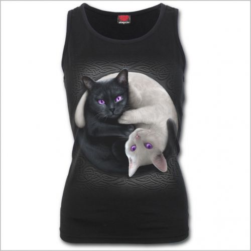 Spiral - Yin Yang Cats, Tank-Top