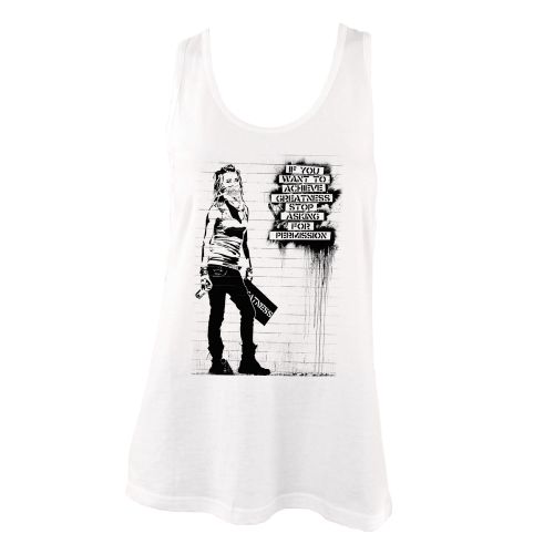 Banksy - Stop Asking Permission, Girl Longtop