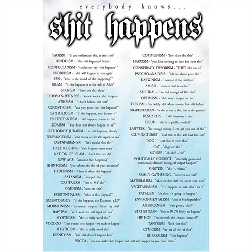 Shit Happens -  Poster