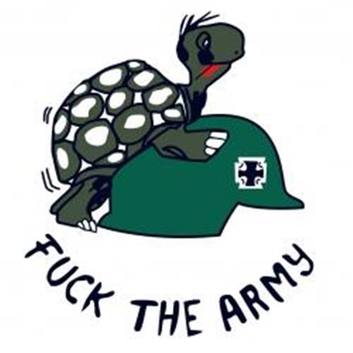 Fuck the army - Aufkleber