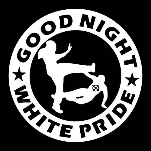 Good Night White Pride - Heckscheibenaufkleber