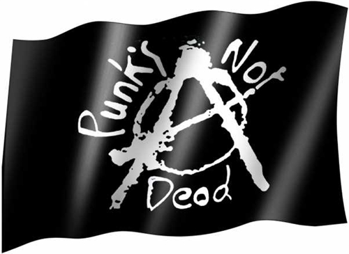 Punks not dead - Fahne
