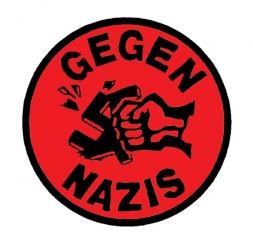 Gegen Nazis - Aufnäher