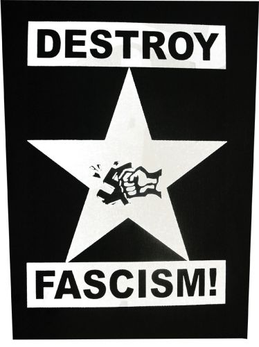 Destroy Fascism - Rckenaufnher