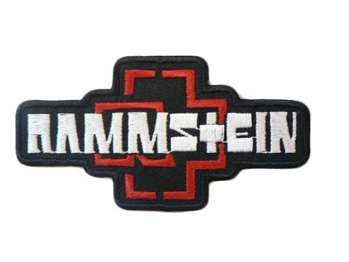 RAMMSTEIN logo Aufnäher Patch 80mm IX/20