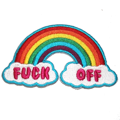 Fuck Off Rainbow - Aufnäher