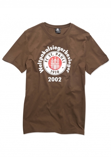 Pauli Weltpokalsiegerbesieger T-Shirt Braun FC St 
