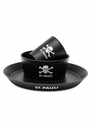 St. Pauli - Totenkopf, Kindergeschirr Koziol