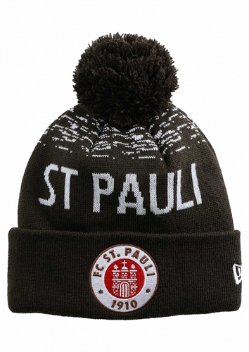 FC St. Pauli - New Era Logo, Bommelmtze