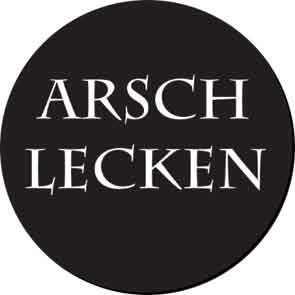 Arschlecken - Button