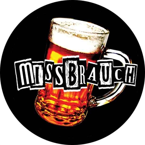 Missbrauch - Bier - Button