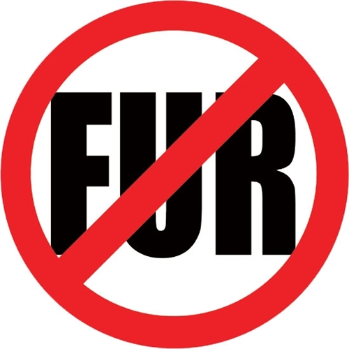 No Fur - Button