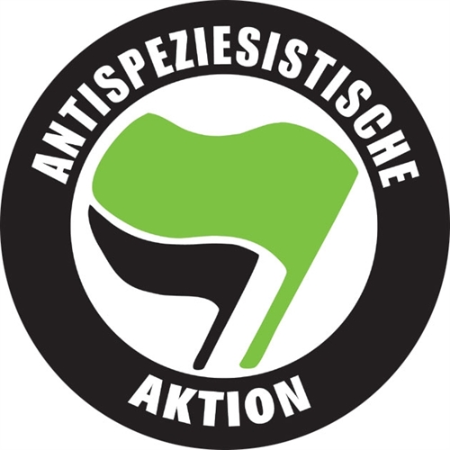 Antispeziesistische Aktion - Button