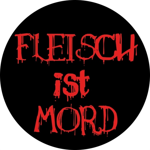 Fleisch ist Mord - Button