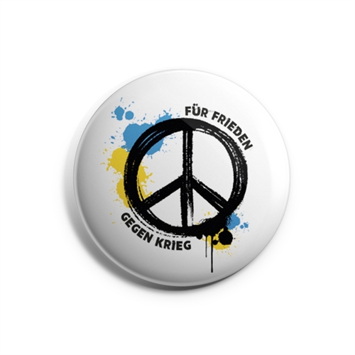 Ukraine - Fr Frieden gegen Krieg, Button