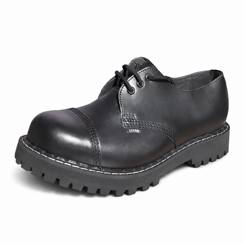 Steel - Full Black, 3-Loch Boots