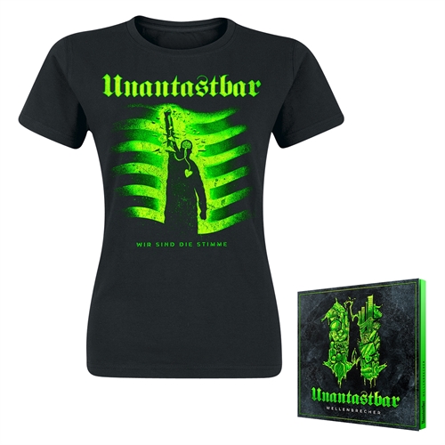 Unantastbar - Wellenbrecher Bundle, Girl-Shirt + CD