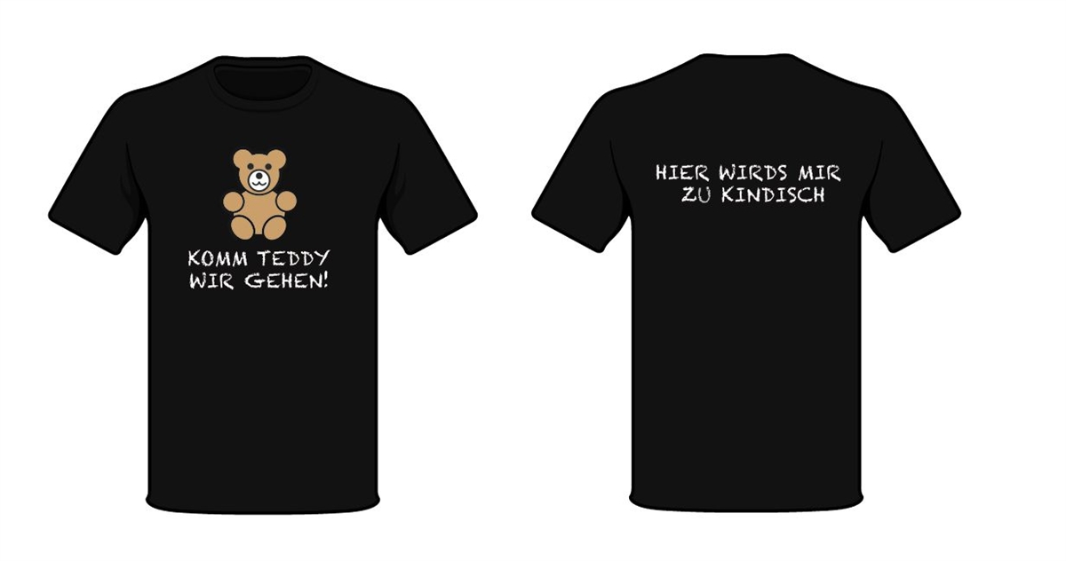 Komm Teddy - T-Shirt