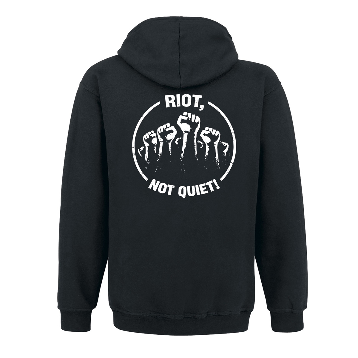 Riot, Not Quiet rund - Kapuzenjacke