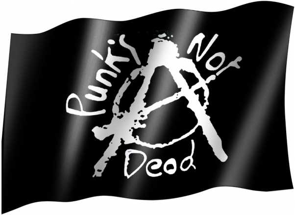 Fahne Großbritannien Punks not Dead Hissflagge 90 x 150 cm Flagge 