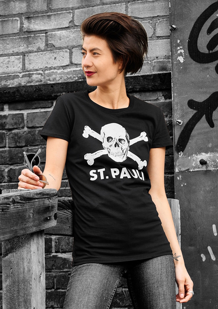 FC St. Pauli - Totenkopf, Girl-Shirt