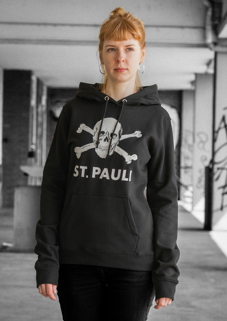 FC St. Pauli - Totenkopf, Damen Hoodie
