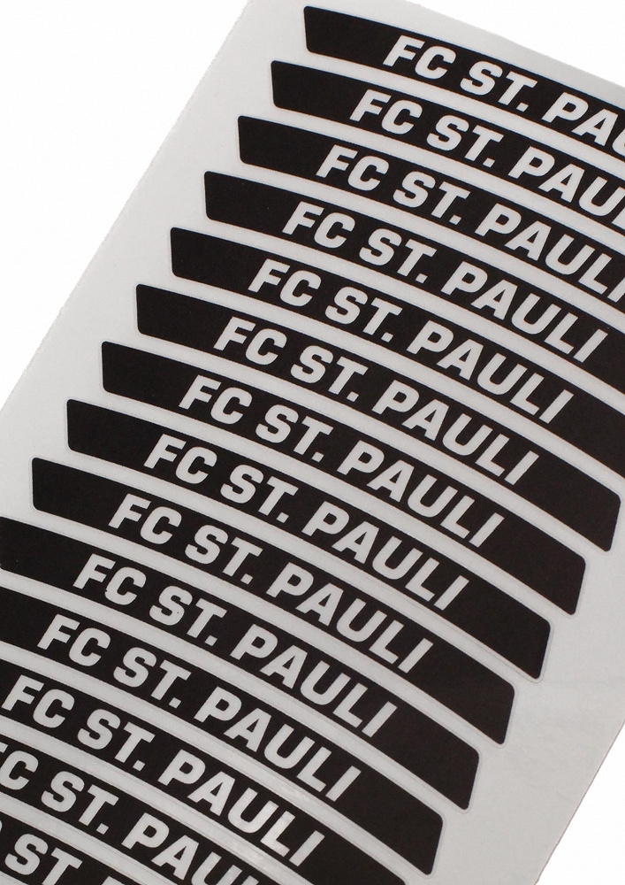 FC St. Pauli - reflektierende Fahrradfelgen Sticker 