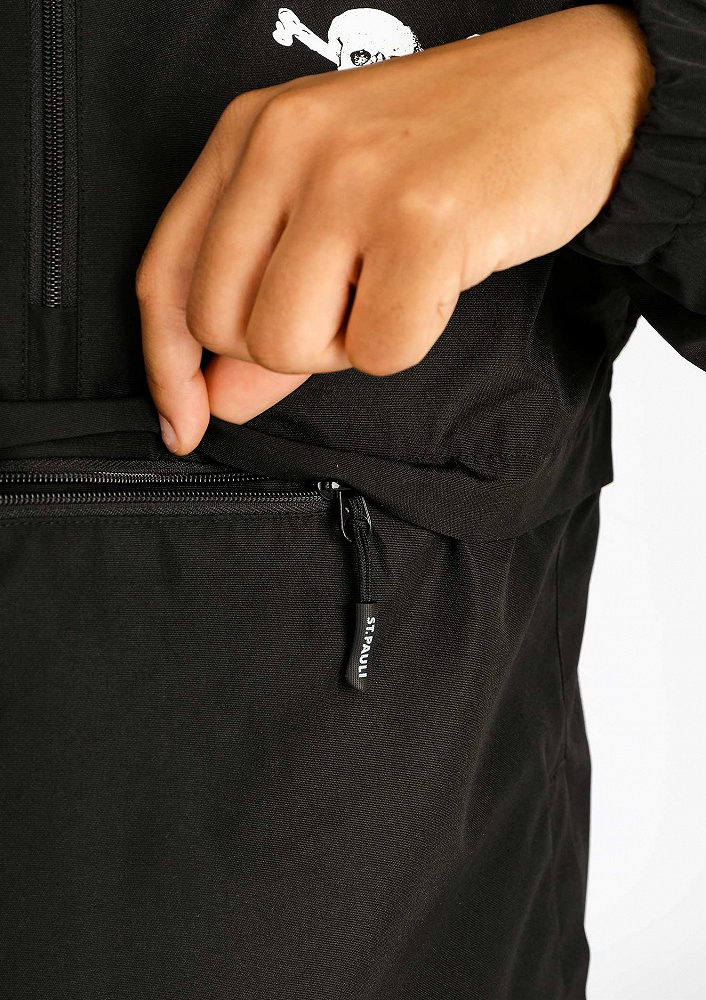 FC St. Pauli - Totenkopf, berzieher Windbreaker Jacke