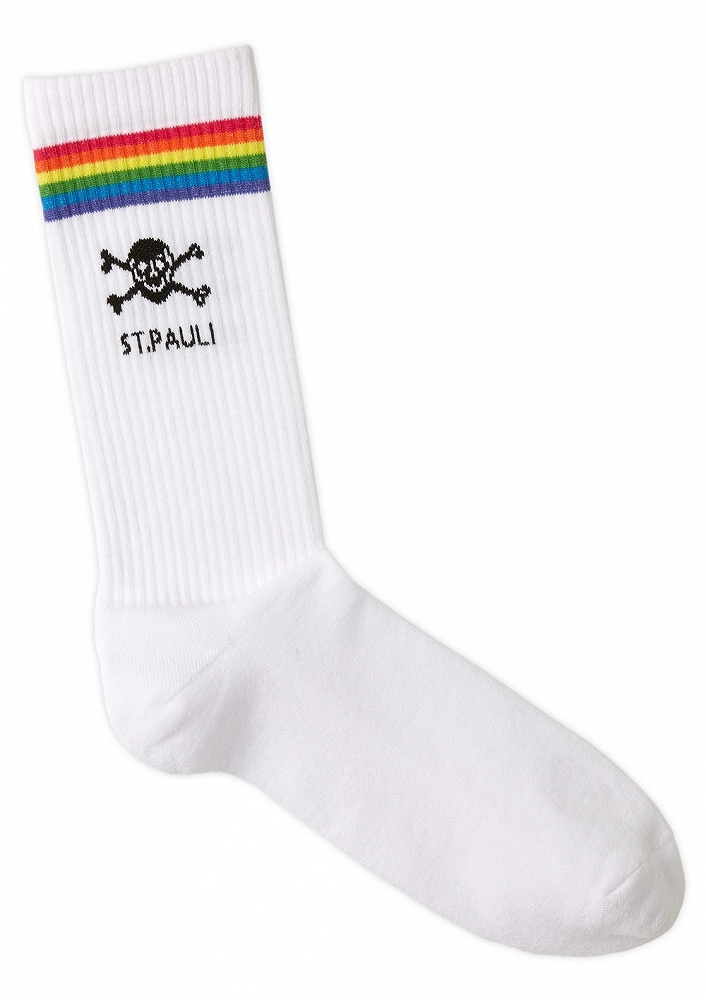 FC St. Pauli - Totenkopf Regenbogen, Tennissocken