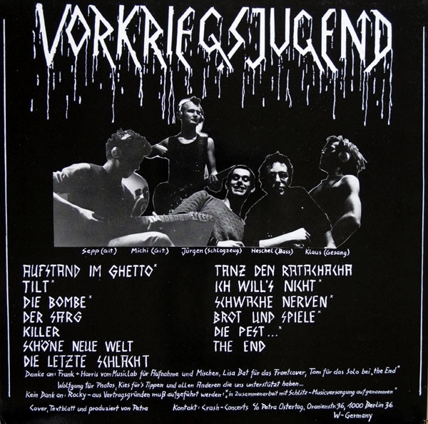Vorkriegsjugend - Vorkriegsjugend, LP gelb