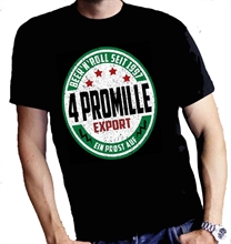4 Promille - Beer`N`Roll, T-Shirt