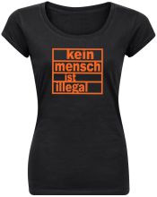 Kein Mensch ist Illegal - Girl Boatneck