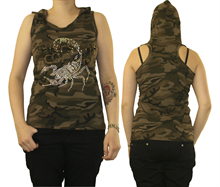 Good Luck - Camouflage Skorpion, Girl-Top