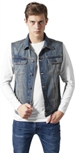 Urban Classics - Denim Vest, Jeansweste