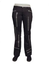 Nix Gut - Black Zip, Frauenhose