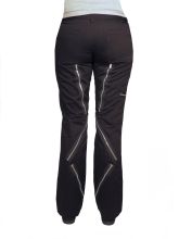 Nix Gut - Black Zip, Frauenhose