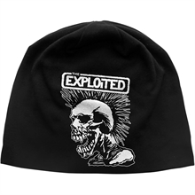 Exploited - Mohican Skull, Beanie Mtze