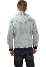 Urban Classics - Denim Zip Hoody, Kapuzenjacke