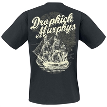 Dropkick Murphys - Scally Skull Ship, T-Shirt