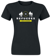Refugees Welcome - Girl-Shirt