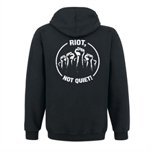 Riot, Not Quiet rund - Kapuzenjacke