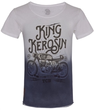 King Kerosin - TCB, T-Shirt batik blau