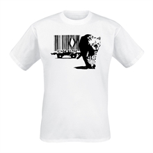 Banksy - Leopard Barcode, T-Shirt