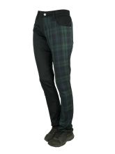 No Brands Required - One leg Tartan, Frauenhose